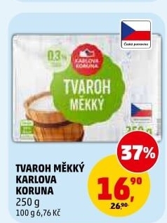 Tvaroh měkký Karlova Koruna