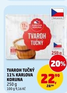 Tvaroh tučný Karlova Koruna