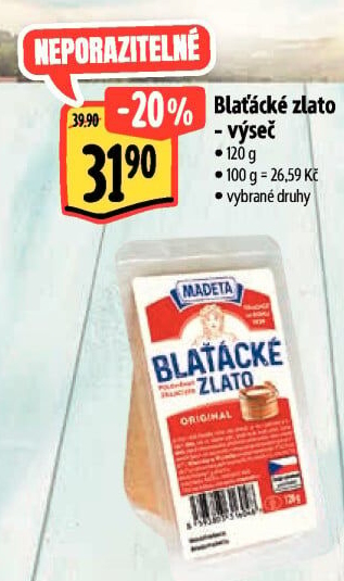 Sýr Blaťácké zlato Madeta