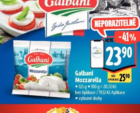 Sýr Mozzarella Galbani