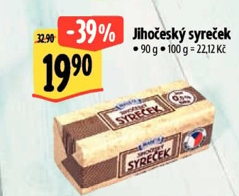 Sýr Syreček Jihočeský Madeta