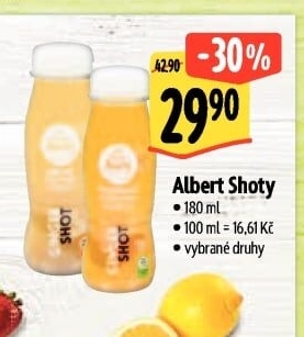 Džus Pure Ginger shot Albert