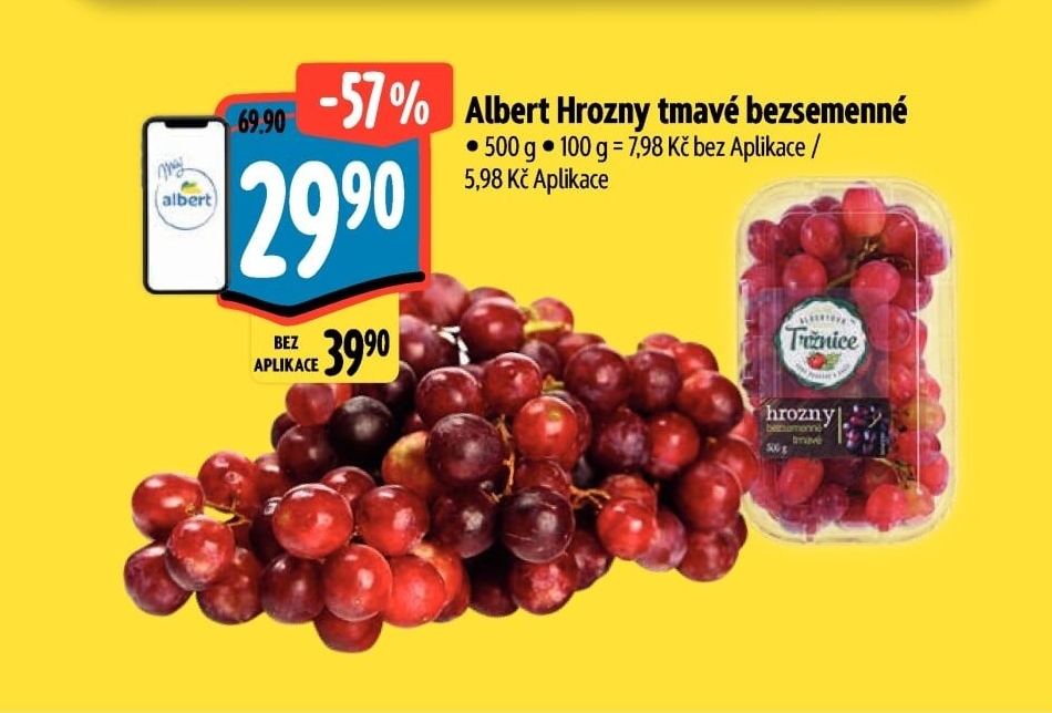 Hrozny tmavé bezsemenné Albert