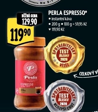 Instantní káva Espresso AH Perla