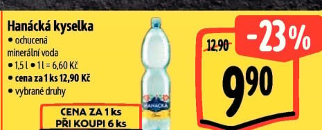 Ochucená voda Hanácká kyselka