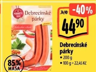 Párky debrecínské Ponnath