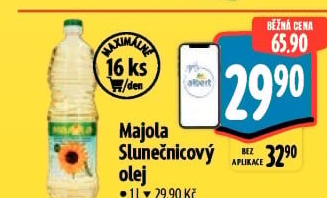 Slunečnicový olej Majola