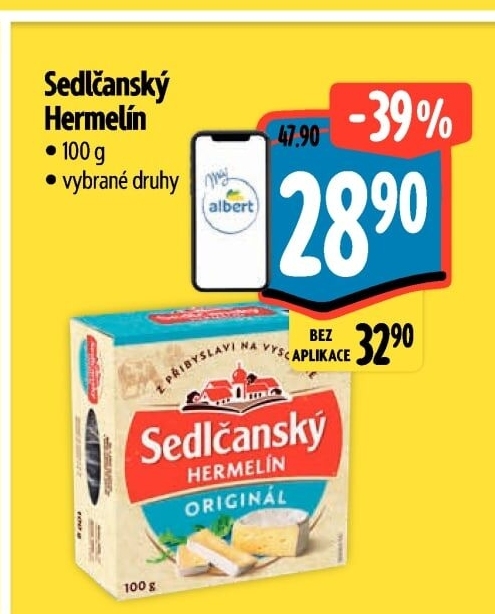 Sýr Hermelín Sedlčanský
