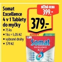 Tablety do myčky Excellence Somat
