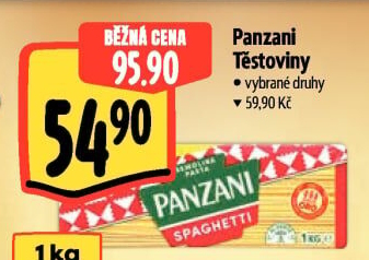 Těstoviny Panzani
