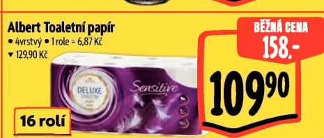 Toaletní papír 4vrstvý Albert