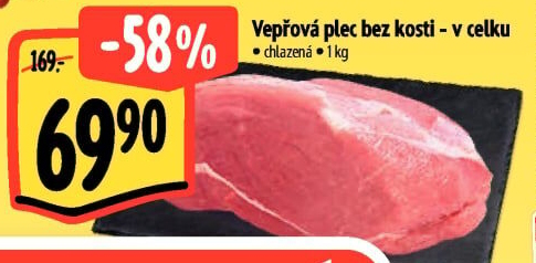 Vepřová plec bez kosti