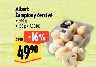 Žampiony Albert
