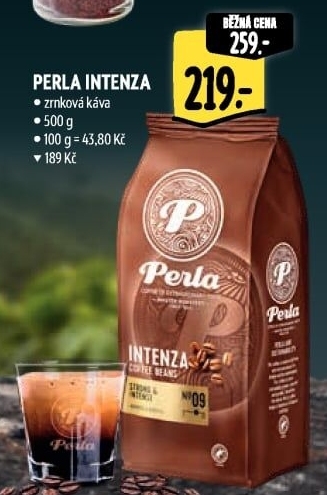 Zrnková káva Intenza AH Perla