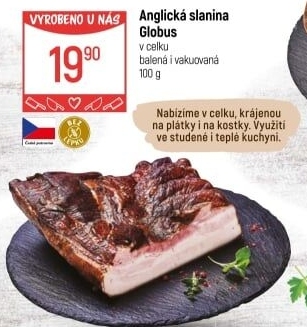 Anglická slanina Globus