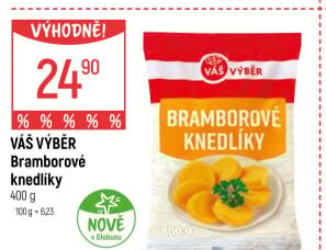 Bramborové knedlíky v prášku Váš Výběr