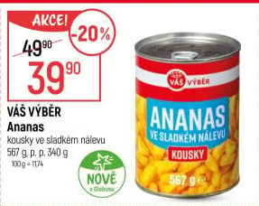 Kompot ananas Váš Výběr