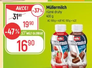 Nápoj mléčný Müllermilch Müller