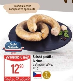 Paštika selská Globus