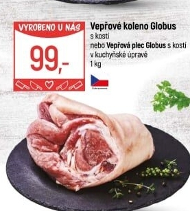 Koleno vepřové s kostí Globus