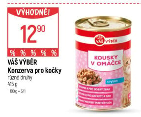 Konzerva pro kočky Váš Výběr