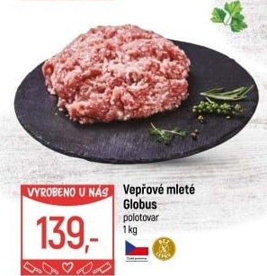 Vepřové mleté maso Globus