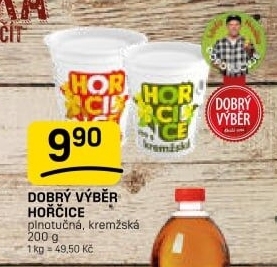 Hořčice plnotučná Dobrý Výběr