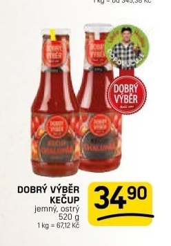 Kečup Dobrý Výběr