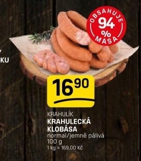 Krahulecká klobása Krahulík