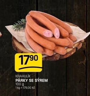 Párky se sýrem Krahulík