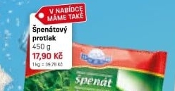Špenátový protlak mražený Vinica