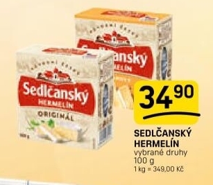 Sýr Hermelín Sedlčanský