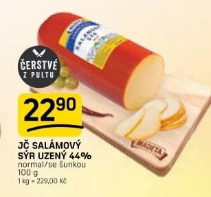 Sýr uzený salámový Jihočeský Madeta