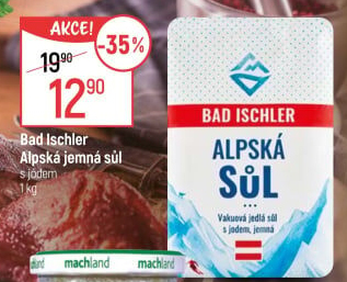 Sůl alpská s jódem Bad Ischler