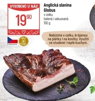 Anglická slanina Globus