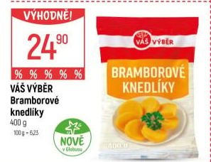 Bramborové knedlíky v prášku Váš Výběr