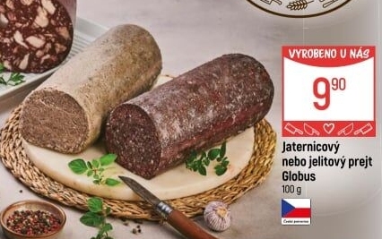 Prejt jitrnicový Globus