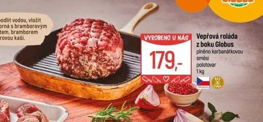 Roláda vepřová z boku Globus