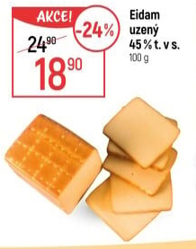 Sýr Eidam uzený 45%