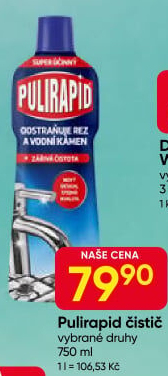 Čističe Pulirapid