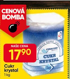 Cukr krystal Cukrovar Vrbátky