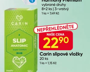 Vložky dámské slipové Carin