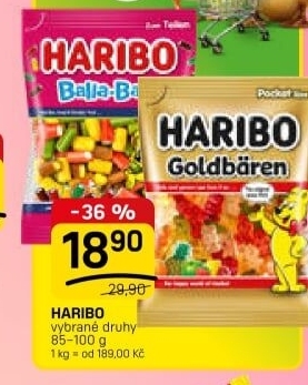 Bonbony želé Haribo