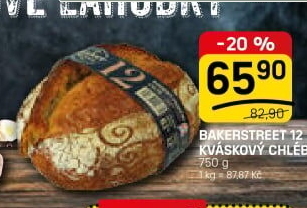 Chléb kváskový Baker Street