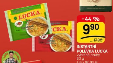 Instantní polévka Lucka