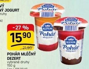 Mléčný Pohár Mlékárna Kunín