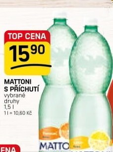 Ochucená voda Mattoni