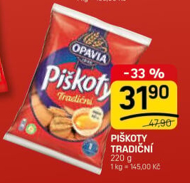Piškoty Opavia