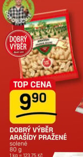 Pražené arašídy Dobrý Výběr