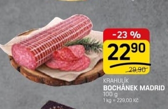 Salám bochánek Madrid Krahulík
